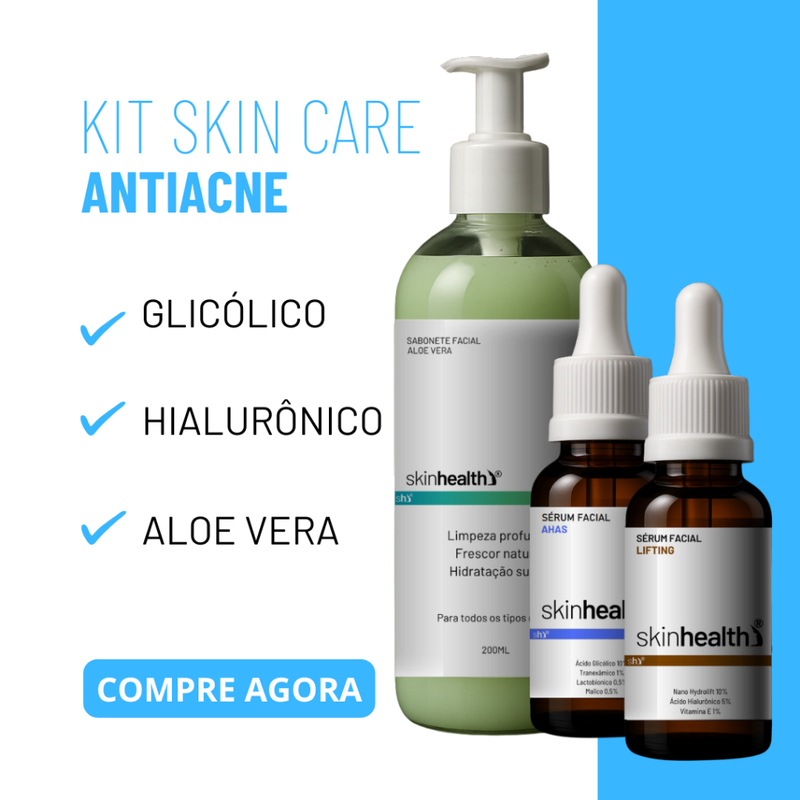 Kit Skincare Noturno – Redução de Poros | Skinhealth